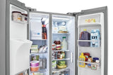 Frigidaire Gallery GRSS2352AF Side by Side Refrigerator, 33 inch Width, Ice Dispenser (Thru Door), Water Dispenser (Exterior), 22.2 cu. ft. Capacity, ENERGY STAR Certified, Stainless Steel colour