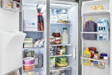 Frigidaire Gallery GRSS2352AF Side by Side Refrigerator, 33 inch Width, Ice Dispenser (Thru Door), Water Dispenser (Exterior), 22.2 cu. ft. Capacity, ENERGY STAR Certified, Stainless Steel colour