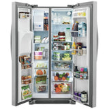 Frigidaire Gallery GRSS2352AF Side by Side Refrigerator, 33 inch Width, Ice Dispenser (Thru Door), Water Dispenser (Exterior), 22.2 cu. ft. Capacity, ENERGY STAR Certified, Stainless Steel colour