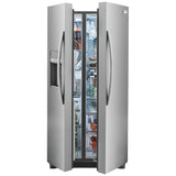 Frigidaire Gallery GRSS2352AF Side by Side Refrigerator, 33 inch Width, Ice Dispenser (Thru Door), Water Dispenser (Exterior), 22.2 cu. ft. Capacity, ENERGY STAR Certified, Stainless Steel colour