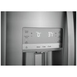 Frigidaire Gallery GRSS2352AF Side by Side Refrigerator, 33 inch Width, Ice Dispenser (Thru Door), Water Dispenser (Exterior), 22.2 cu. ft. Capacity, ENERGY STAR Certified, Stainless Steel colour