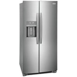Frigidaire Gallery GRSS2352AF Side by Side Refrigerator, 33 inch Width, Ice Dispenser (Thru Door), Water Dispenser (Exterior), 22.2 cu. ft. Capacity, ENERGY STAR Certified, Stainless Steel colour