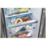 Frigidaire Gallery GRSS2352AF Side by Side Refrigerator, 33 inch Width, Ice Dispenser (Thru Door), Water Dispenser (Exterior), 22.2 cu. ft. Capacity, ENERGY STAR Certified, Stainless Steel colour