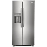 Frigidaire Gallery GRSS2352AF Side by Side Refrigerator, 33 inch Width, Ice Dispenser (Thru Door), Water Dispenser (Exterior), 22.2 cu. ft. Capacity, ENERGY STAR Certified, Stainless Steel colour