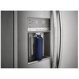 Frigidaire Gallery GRSS2352AF Side by Side Refrigerator, 33 inch Width, Ice Dispenser (Thru Door), Water Dispenser (Exterior), 22.2 cu. ft. Capacity, ENERGY STAR Certified, Stainless Steel colour