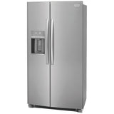 Frigidaire Gallery GRSS2652AF Side by Side Refrigerator, 36 inch Width, Ice Dispenser (Thru Door), Water Dispenser (Exterior), 25.6 cu. ft. Capacity, Stainless Steel colour