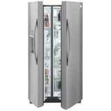 Frigidaire Gallery GRSS2652AF Side by Side Refrigerator, 36 inch Width, Ice Dispenser (Thru Door), Water Dispenser (Exterior), 25.6 cu. ft. Capacity, Stainless Steel colour