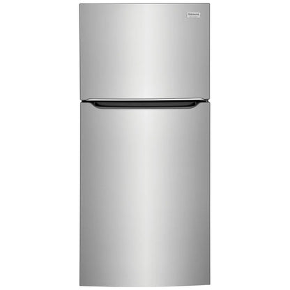 Frigidaire Gallery GRTE2055AF 顶部冷冻冰箱，30 英寸宽，能源之星认证，19.6 立方英尺容量，不锈钢颜色，CrispSeal® Plus 保鲜盒