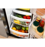 GE GSS23GGPBB Side by Side Refrigerator, 33 inch Width, Ice Dispenser (Freezer Located), Water Dispenser (Exterior), 23 cu. ft. Capacity, Black colour
