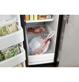 GE GSS23GGPBB Side by Side Refrigerator, 33 inch Width, Ice Dispenser (Freezer Located), Water Dispenser (Exterior), 23 cu. ft. Capacity, Black colour