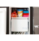 GE GSS23GGPBB Side by Side Refrigerator, 33 inch Width, Ice Dispenser (Freezer Located), Water Dispenser (Exterior), 23 cu. ft. Capacity, Black colour