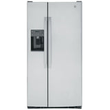 GE GSS23GMPES Side by Side Refrigerator, 33 inch Width, Ice Dispenser (Freezer Located), Water Dispenser (Exterior), 23 cu. ft. Capacity, Slate colour