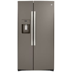 GE GSS25IMNES Side by Side Refrigerator, 36" Width, 25.1 cu. ft. Capacity, Slate Colour