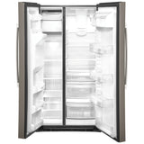 GE GSS25IMNES Side by Side Refrigerator, 36" Width, 25.1 cu. ft. Capacity, Slate Colour