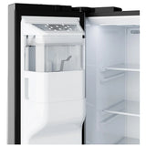 GE GSS28NYYFS Side by Side Refrigerator, 36 inch Width, Ice Dispenser (Thru Door), Water Dispenser (Exterior), 28 cu. ft. Capacity, Stainless Steel colour