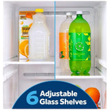 GE GSS28NYYFS Side by Side Refrigerator, 36 inch Width, Ice Dispenser (Thru Door), Water Dispenser (Exterior), 28 cu. ft. Capacity, Stainless Steel colour