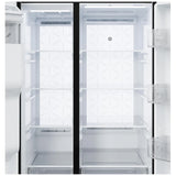 GE GSS28PYYFS Side by Side Refrigerator, 36 inch Width, Ice Dispenser (Thru Door), Water Dispenser (Exterior), 28 cu. ft. Capacity, Stainless Steel colour