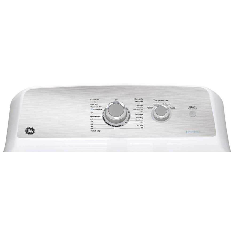 GE GTD40EBMRWS Electric Dryer