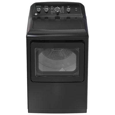 GE GTD49EBMRDG Electric Dryer, 7.2 cu. ft. Dryer Capacity, 7 Dry Cycles, 4 Temperature Settings, Steel Drum, Diamond Grey colour