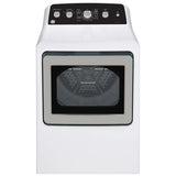 GE GTD49EBMRWS Electric Dryer, 7.2 cu. ft. Dryer Capacity, 7 Dry Cycles, 4 Temperature Settings, Vented, White colour