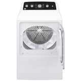 GE GTD49GBMRWS Gas Dryer, 7.2 cu. ft. Dryer Capacity, 7 Dry Cycles, 4 Temperature Settings, Vented, White colour