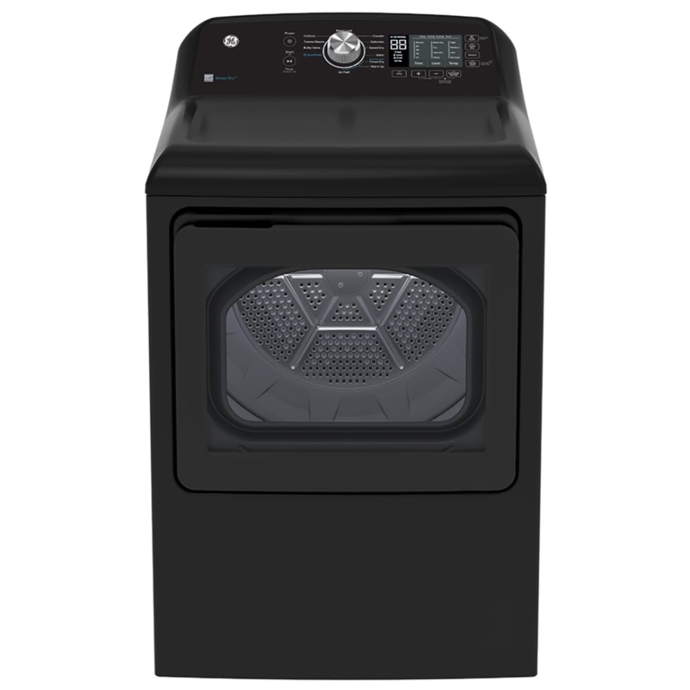 GE GTD68EBMRDG Electric Dryer, 7.4 cu. ft. Dryer Capacity, 12 Dry Cycles, 4 Temperature Settings, Vented, Diamond Grey colour