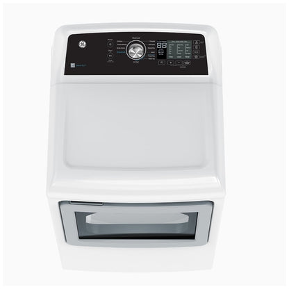 GE GTD68GBMRWS Gas Dryer, 7.4 cu. ft. Dryer Capacity, 12 Dry Cycles, 4 Temperature Settings, Steel Drum, White colour