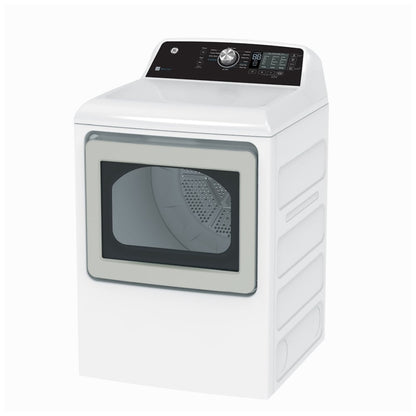 GE GTD68GBMRWS Gas Dryer, 7.4 cu. ft. Dryer Capacity, 12 Dry Cycles, 4 Temperature Settings, Steel Drum, White colour