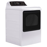 GE GTD69EBPYWR Electric Dryer, 7.4 cu. ft. Dryer Capacity, 14 Dry Cycles, 4 Temperature Settings, Vented, White & Rose Gold colour