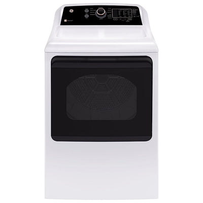GE GTD69EBPYWR Electric Dryer, 7.4 cu. ft. Dryer Capacity, 14 Dry Cycles, White & Rose Gold colour