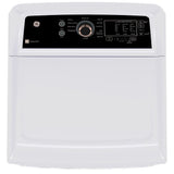 GE GTD69EBPYWR Electric Dryer, 7.4 cu. ft. Dryer Capacity, 14 Dry Cycles, 4 Temperature Settings, Vented, White & Rose Gold colour