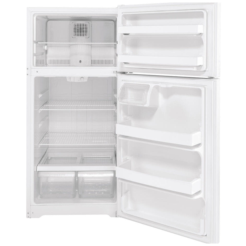 GE GTE16DTNRWW Top Freezer Refrigerator