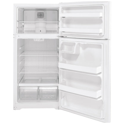 GE GTE16DTNRWW Top Freezer Refrigerator