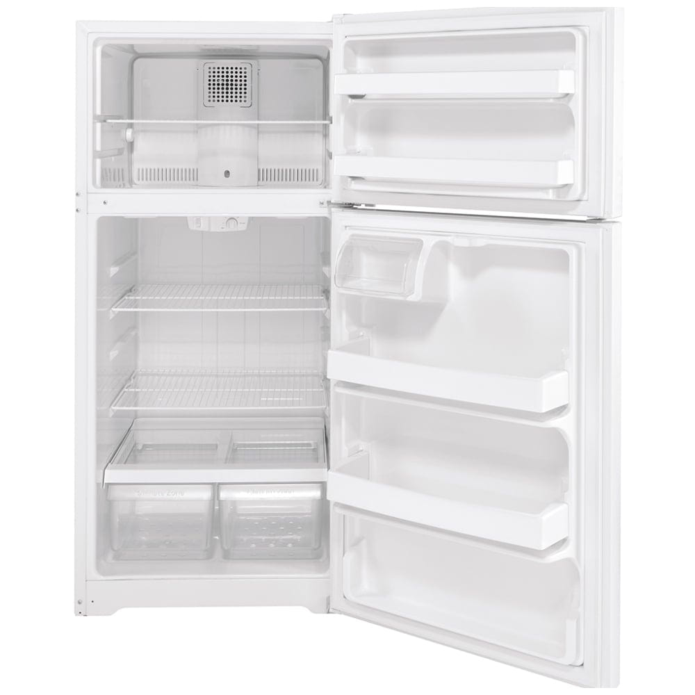 GE GTE16DTNRWW Top Freezer Refrigerator