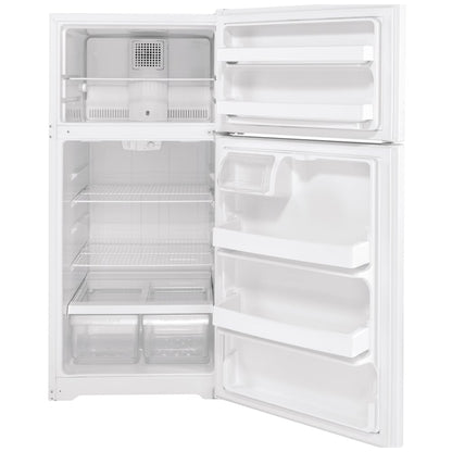 GE GTE16DTNRWW Top Freezer Refrigerator