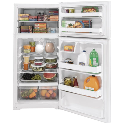GE GTE16DTNRWW Top Freezer Refrigerator