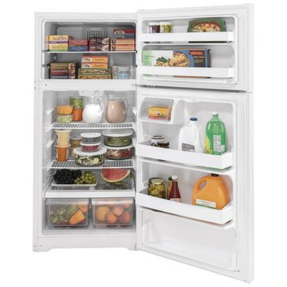 GE GTE16DTNRWW Top Freezer Refrigerator