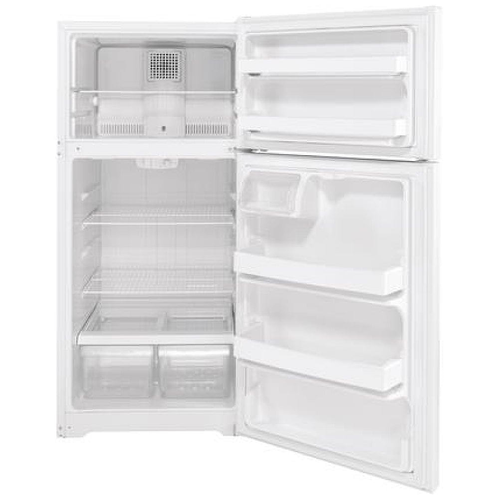 GE GTE16DTNRWW Top Freezer Refrigerator