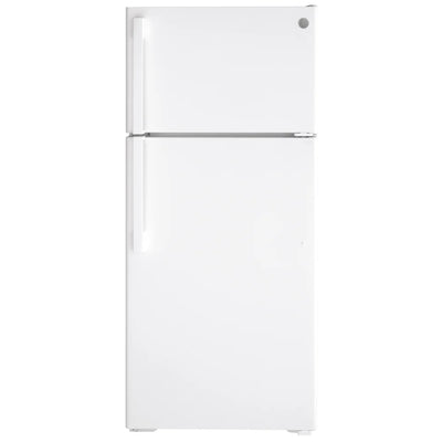 GE GTE17DTNRWW Top Freezer Refrigerator