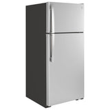 GE GTE17GSNRSS Top Freezer Refrigerator, 28 inch Width, 16.6 cu. ft. Capacity, Optional Ice Maker (Special Order), ENERGY STAR Certified, Stainless Steel colour