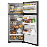 GE GTE17GSNRSS Top Freezer Refrigerator, 28 inch Width, 16.6 cu. ft. Capacity, Optional Ice Maker (Special Order), ENERGY STAR Certified, Stainless Steel colour