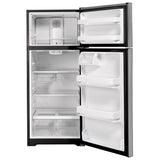 GE GTE17GSNRSS Top Freezer Refrigerator, 28 inch Width, 16.6 cu. ft. Capacity, Optional Ice Maker (Special Order), ENERGY STAR Certified, Stainless Steel colour