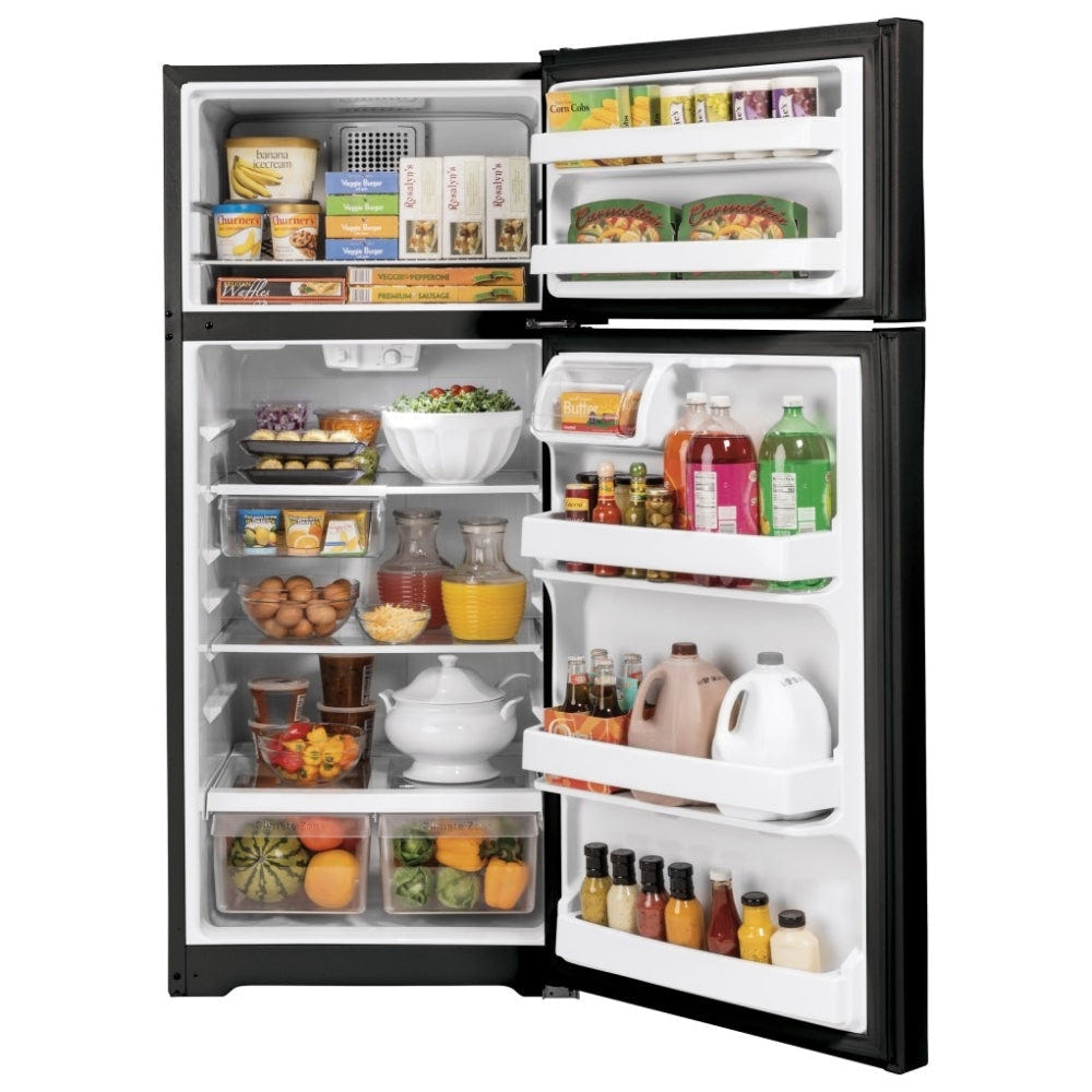 GE GTE17GTNRBB Top Freezer Refrigerator