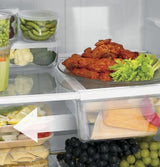 GE GTE17GTNRWW Top Freezer Refrigerator, 28 inch Width, 16.6 cu. ft. Capacity, Optional Ice Maker (Special Order), ENERGY STAR Certified, White colour
