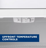 GE GTE17GTNRWW Top Freezer Refrigerator, 28 inch Width, 16.6 cu. ft. Capacity, Optional Ice Maker (Special Order), ENERGY STAR Certified, White colour