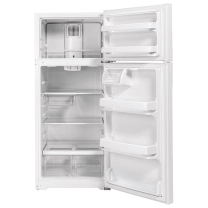GE GTE17GTNRWW Top Freezer Refrigerator