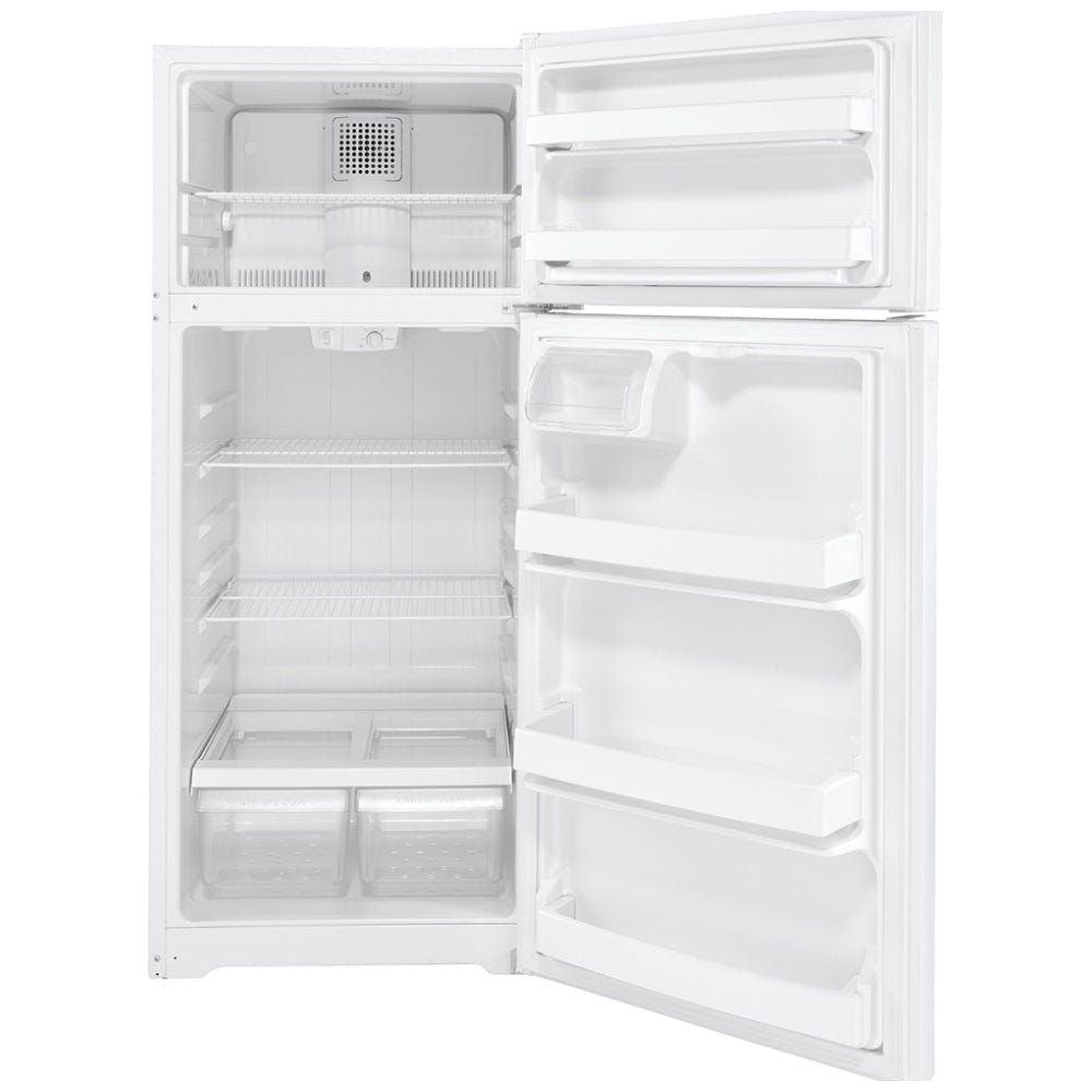 GE GTE18DTNRWW Top Freezer Refrigerator
