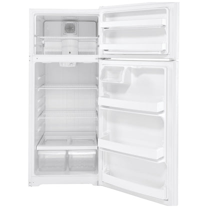 GE GTE18DTNRWW Top Freezer Refrigerator