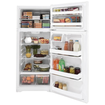 GE GTE18DTNRWW Top Freezer Refrigerator