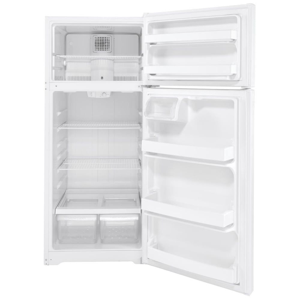GE GTE18DTNRWW Top Freezer Refrigerator